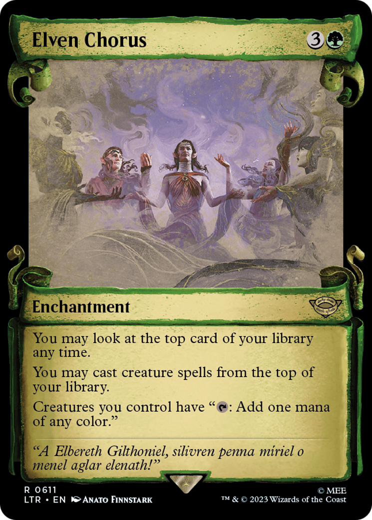 Elven Chorus [The Lord of the Rings: Tales of Middle-Earth Showcase Scrolls] - The Mythic Store | 24h Order Processing