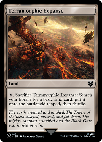 Terramorphic Expanse [The Lord of the Rings: Tales of Middle-Earth Commander] - The Mythic Store | 24h Order Processing