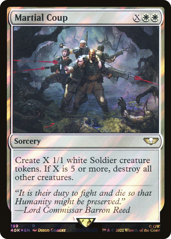 Martial Coup (Surge Foil) [Warhammer 40,000] - The Mythic Store | 24h Order Processing
