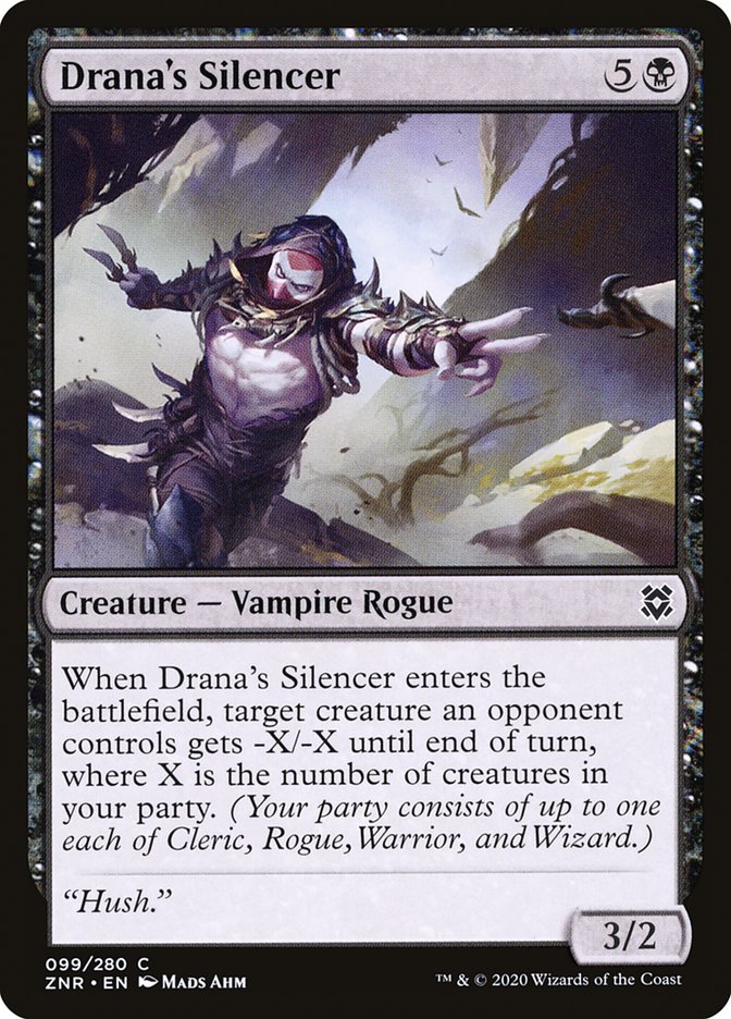 Drana's Silencer [Zendikar Rising] - The Mythic Store | 24h Order Processing