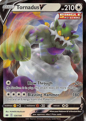 Tornadus V (124/198) [Sword & Shield: Chilling Reign] - The Mythic Store | 24h Order Processing