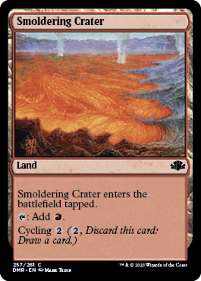 Smoldering Crater [Dominaria Remastered] - The Mythic Store | 24h Order Processing