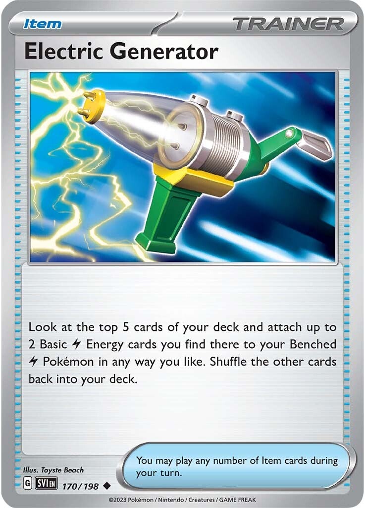 Electric Generator (170/198) [Scarlet & Violet: Base Set] - The Mythic Store | 24h Order Processing