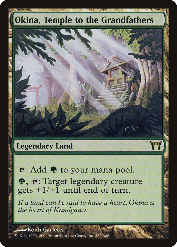 Okina, Temple to the Grandfathers [Champions of Kamigawa] - The Mythic Store | 24h Order Processing