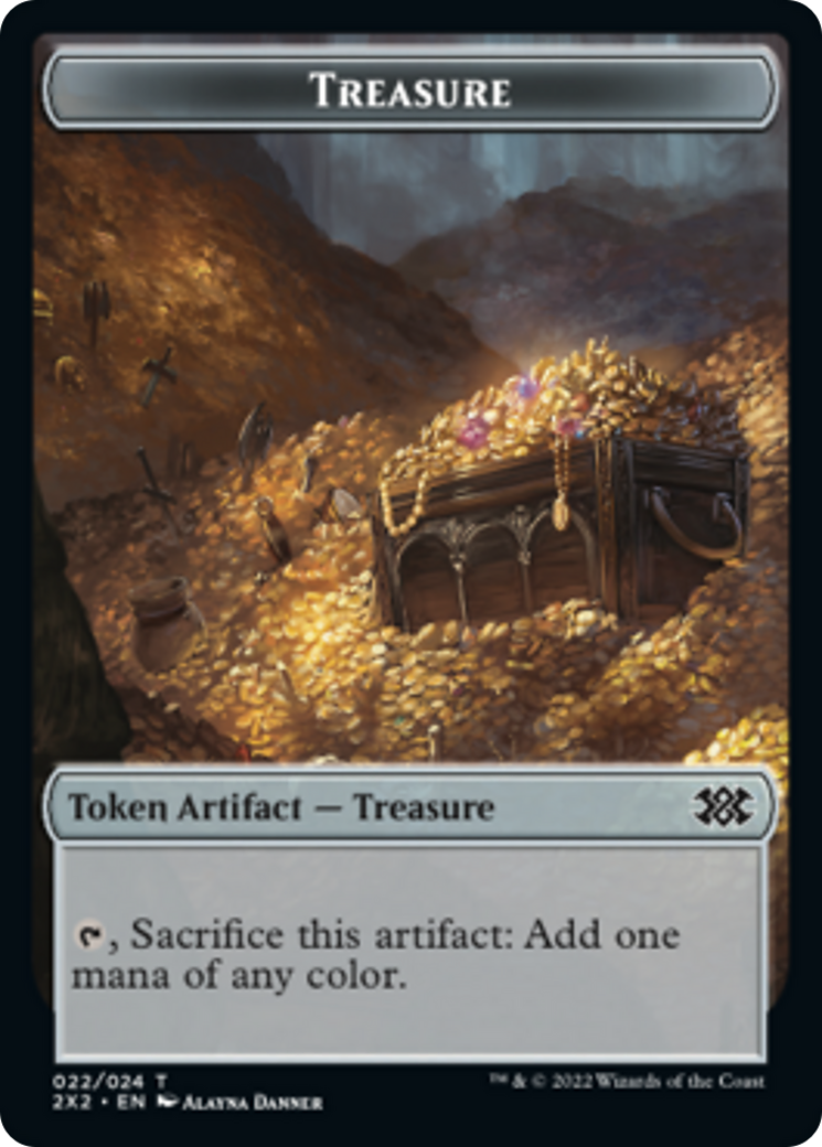 Boar // Treasure Double-Sided Token [Double Masters 2022 Tokens] - The Mythic Store | 24h Order Processing