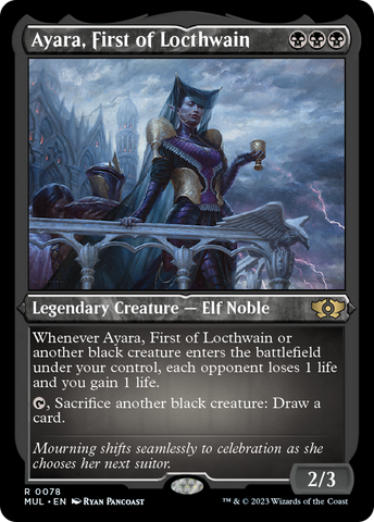 Ayara, First of Locthwain (Foil Etched) [Multiverse Legends] - The Mythic Store | 24h Order Processing