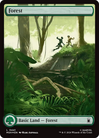 Forest (0441) (Surge Foil) [Marvel Super Heroes] - The Mythic Store | 24h Order Processing