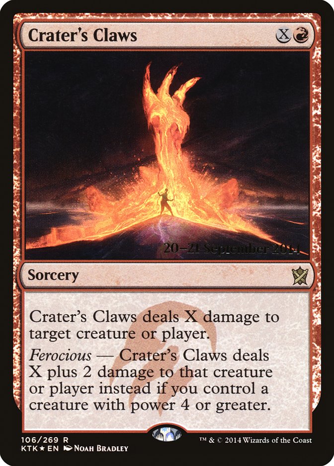 Crater's Claws [Khans of Tarkir Prerelease Promos] - The Mythic Store | 24h Order Processing