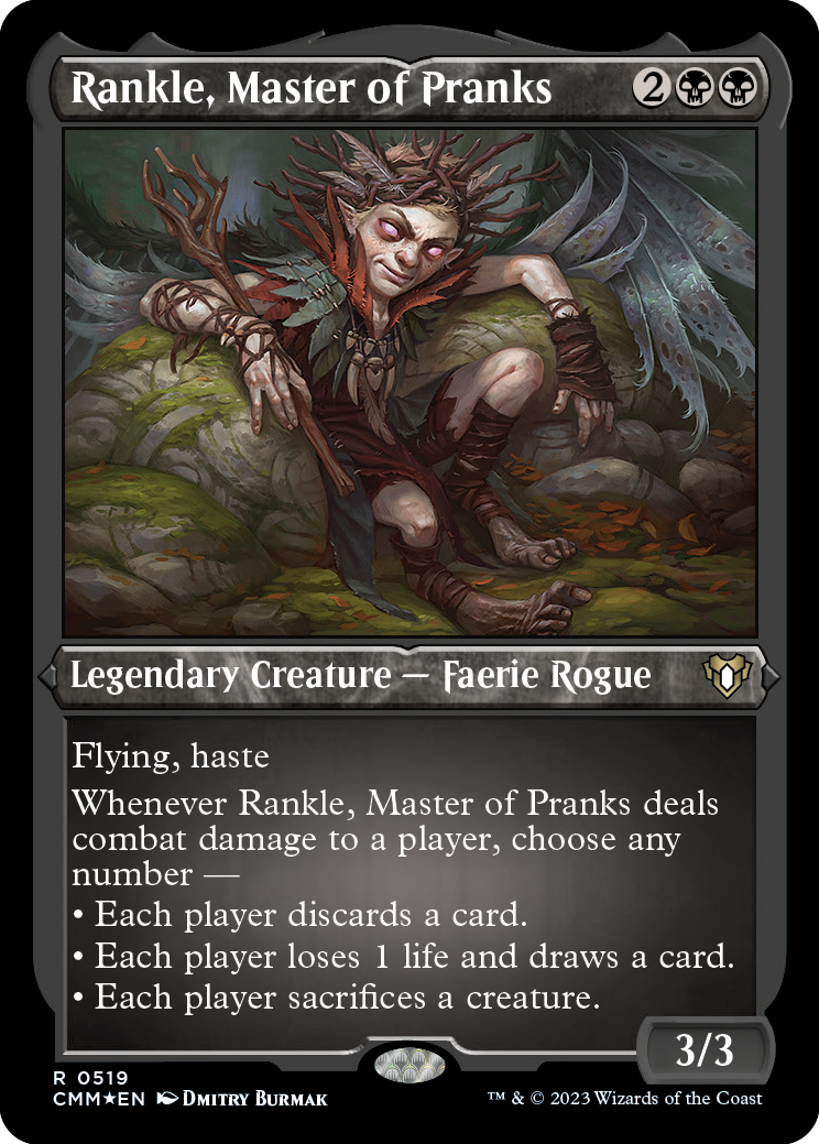 Rankle, Master of Pranks (Foil Etched) [Commander Masters] - The Mythic Store | 24h Order Processing