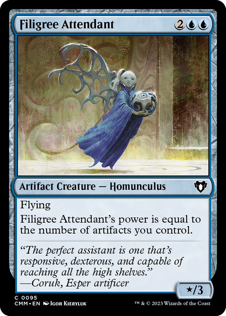 Filigree Attendant [Commander Masters] - The Mythic Store | 24h Order Processing