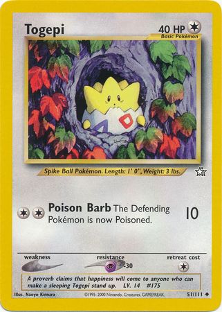 Togepi (51/111) [Neo Genesis Unlimited] - The Mythic Store | 24h Order Processing