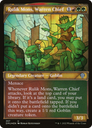 Rulik Mons, Warren Chief (Showcase Textured) [Dominaria United] - The Mythic Store | 24h Order Processing
