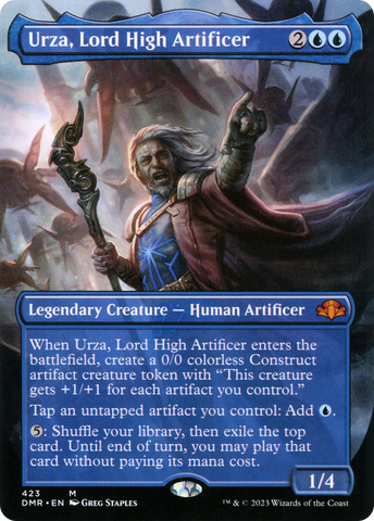 Urza, Lord High Artificer (Borderless Alternate Art) [Dominaria Remastered] - The Mythic Store | 24h Order Processing