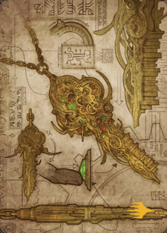 Key to the City Art Card (Gold-Stamped Planeswalker Symbol) [The Brothers' War Art Series] - The Mythic Store | 24h Order Processing