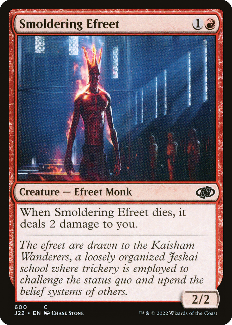 Smoldering Efreet [Jumpstart 2022] - The Mythic Store | 24h Order Processing