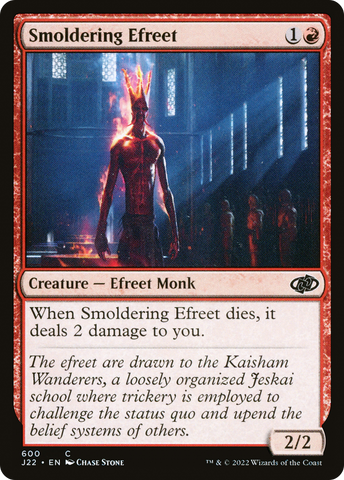 Smoldering Efreet [Jumpstart 2022] - The Mythic Store | 24h Order Processing