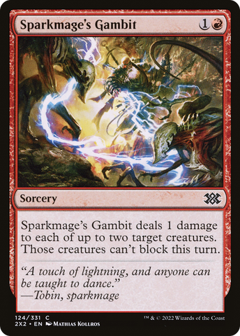 Sparkmage's Gambit [Double Masters 2022] - The Mythic Store | 24h Order Processing