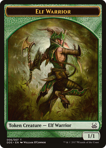 Elf Warrior Token [Duel Decks: Mind vs. Might Tokens] - The Mythic Store | 24h Order Processing