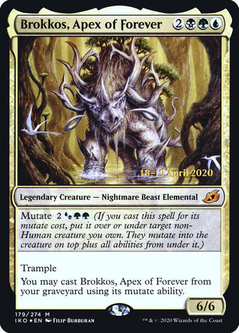Brokkos, Apex of Forever [Ikoria: Lair of Behemoths Prerelease Promos] - The Mythic Store | 24h Order Processing