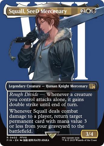 Squall, SeeD Mercenary (Borderless) [FINAL FANTASY] - The Mythic Store | 24h Order Processing