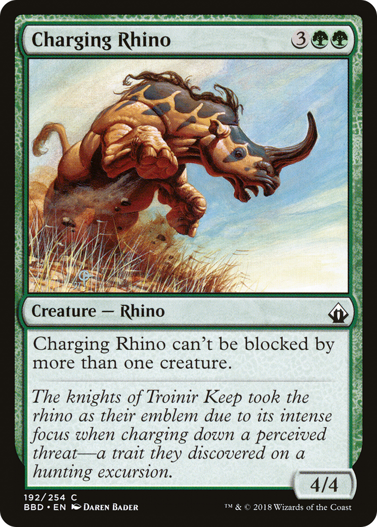 Charging Rhino [Battlebond] - The Mythic Store | 24h Order Processing