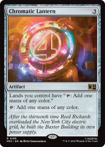 Chromatic Lantern (Surge Foil) [Marvel Super Heroes Commander] - The Mythic Store | 24h Order Processing