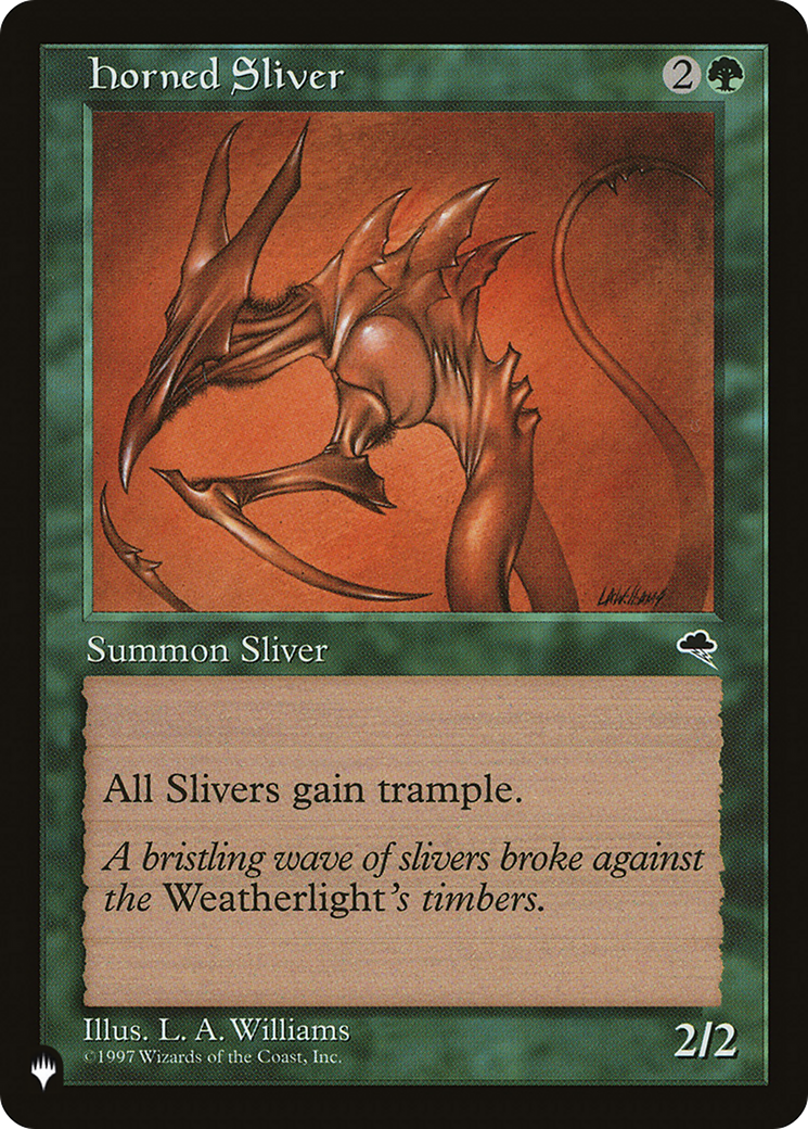 Horned Sliver [The List] - The Mythic Store | 24h Order Processing