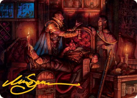 Long Rest Art Card (Gold-Stamped Signature) [Dungeons & Dragons: Adventures in the Forgotten Realms Art Series] - The Mythic Store | 24h Order Processing