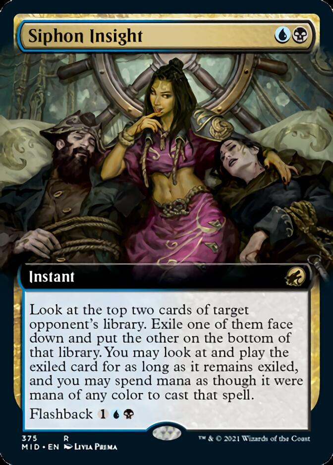 Siphon Insight (Extended Art) [Innistrad: Midnight Hunt] - The Mythic Store | 24h Order Processing