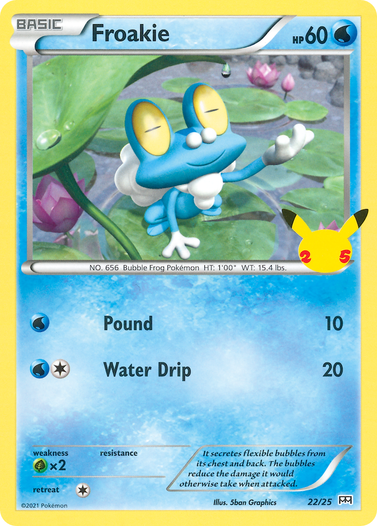 Froakie (22/25) [McDonald's 25th Anniversary] - The Mythic Store | 24h Order Processing