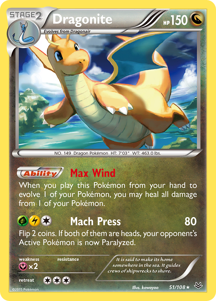 Dragonite (51/108) [XY: Roaring Skies] - The Mythic Store | 24h Order Processing