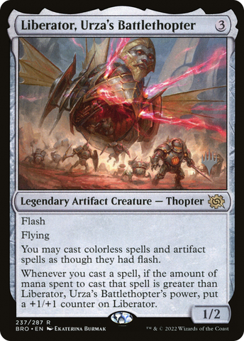 Liberator, Urza's Battlethopter (Promo Pack) [The Brothers' War Promos] - The Mythic Store | 24h Order Processing