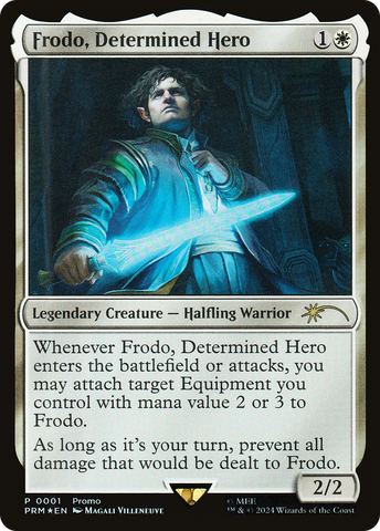 Frodo, Determined Hero [Resale Promos] - The Mythic Store | 24h Order Processing