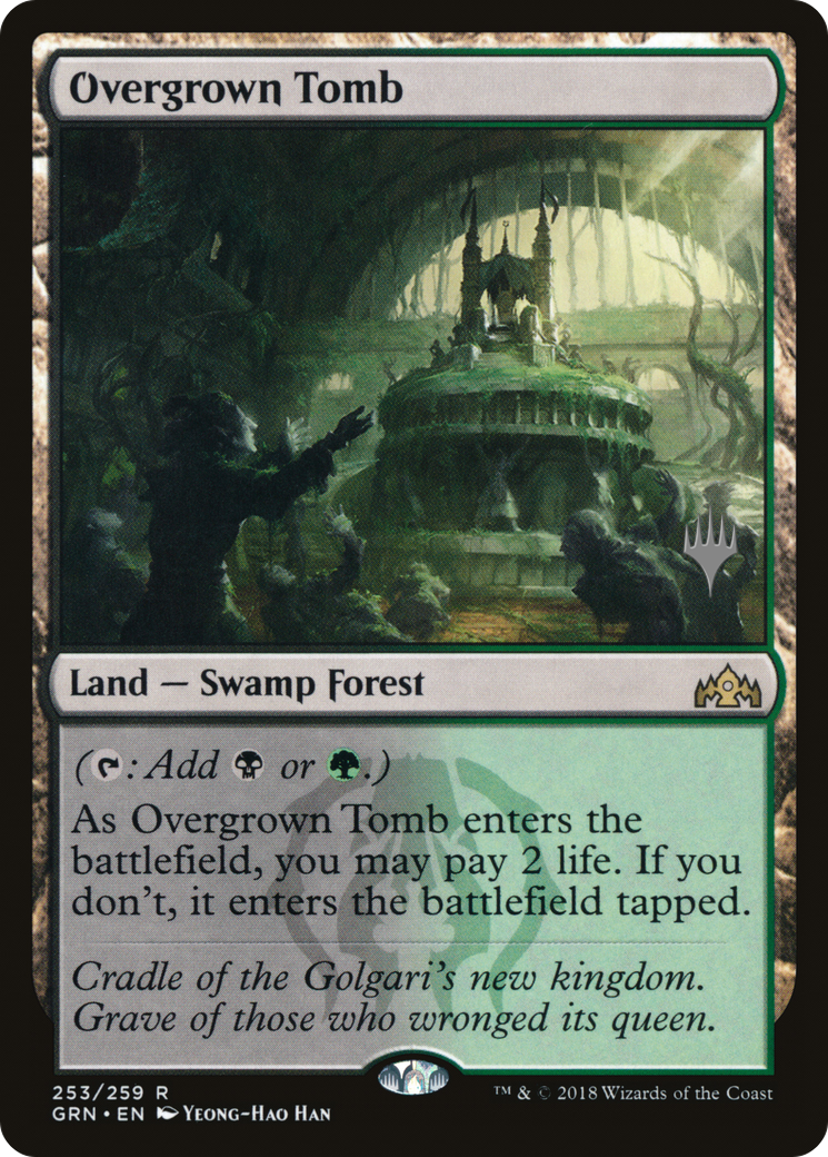 Overgrown Tomb (Promo Pack) [Guilds of Ravnica Promos] - The Mythic Store | 24h Order Processing