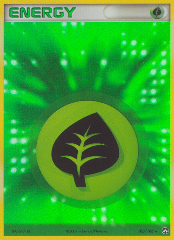 Grass Energy (103/108) [EX: Power Keepers] - The Mythic Store | 24h Order Processing