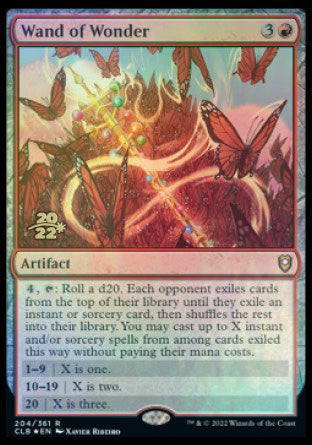 Wand of Wonder [Commander Legends: Battle for Baldur's Gate Prerelease Promos] - The Mythic Store | 24h Order Processing