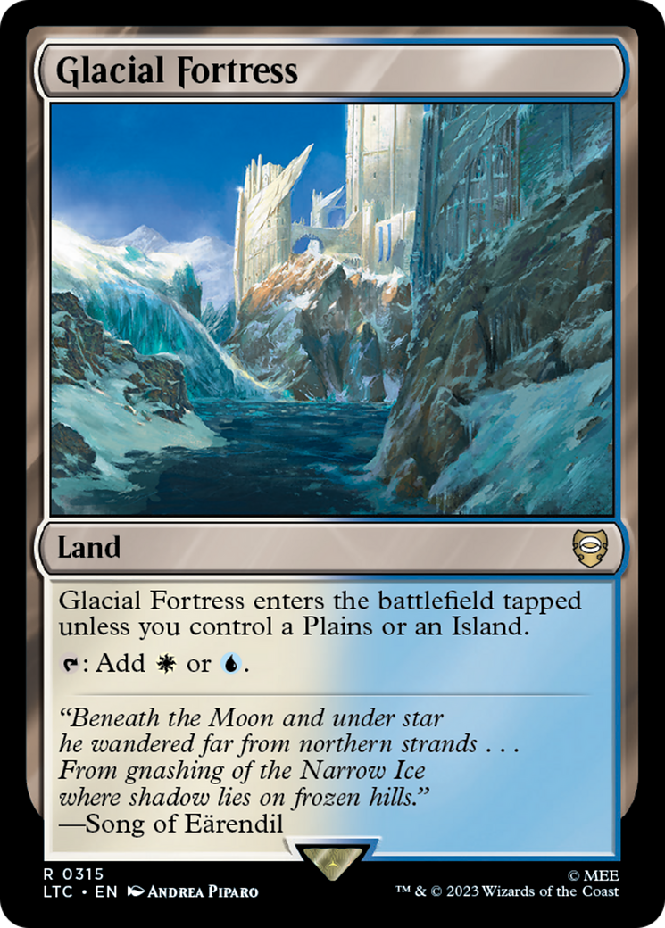 Glacial Fortress [The Lord of the Rings: Tales of Middle-Earth Commander] - The Mythic Store | 24h Order Processing