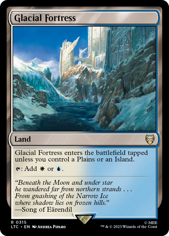 Glacial Fortress [The Lord of the Rings: Tales of Middle-Earth Commander] - The Mythic Store | 24h Order Processing