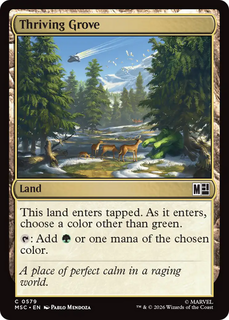 Thriving Grove [Marvel Super Heroes Commander] - The Mythic Store | 24h Order Processing