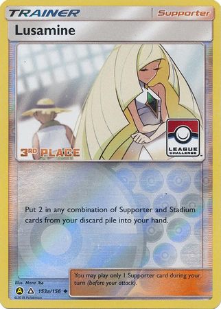 Lusamine (153a/156) (League Challenge Alt Art 3rd Place) [Sun & Moon: Ultra Prism] - The Mythic Store | 24h Order Processing