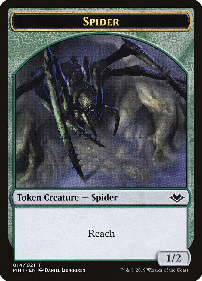 Elemental (008) // Spider (014) Double-Sided Token [Modern Horizons Tokens] - The Mythic Store | 24h Order Processing