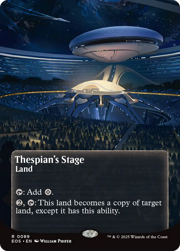 Thespian's Stage (0089) (Borderless) [Edge of Eternities: Stellar Sights] - The Mythic Store | 24h Order Processing