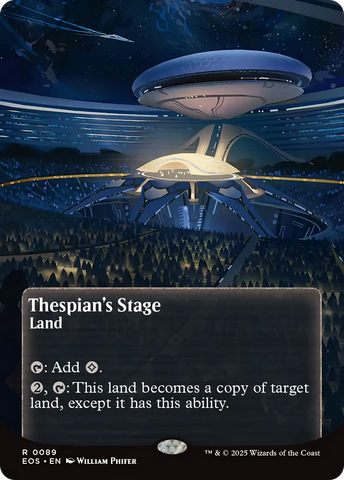 Thespian's Stage (0089) (Borderless) [Edge of Eternities: Stellar Sights] - The Mythic Store | 24h Order Processing