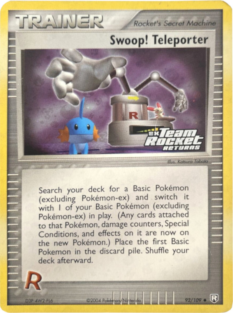 Swoop! Teleporter (92/109) (Stamped) [EX: Team Rocket Returns] - The Mythic Store | 24h Order Processing