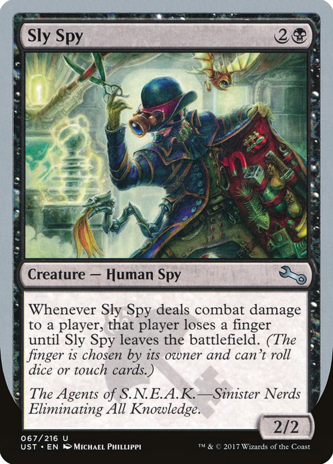 Sly Spy ("Sinister Nerds Eliminating All Knowledge") [Unstable] - The Mythic Store | 24h Order Processing