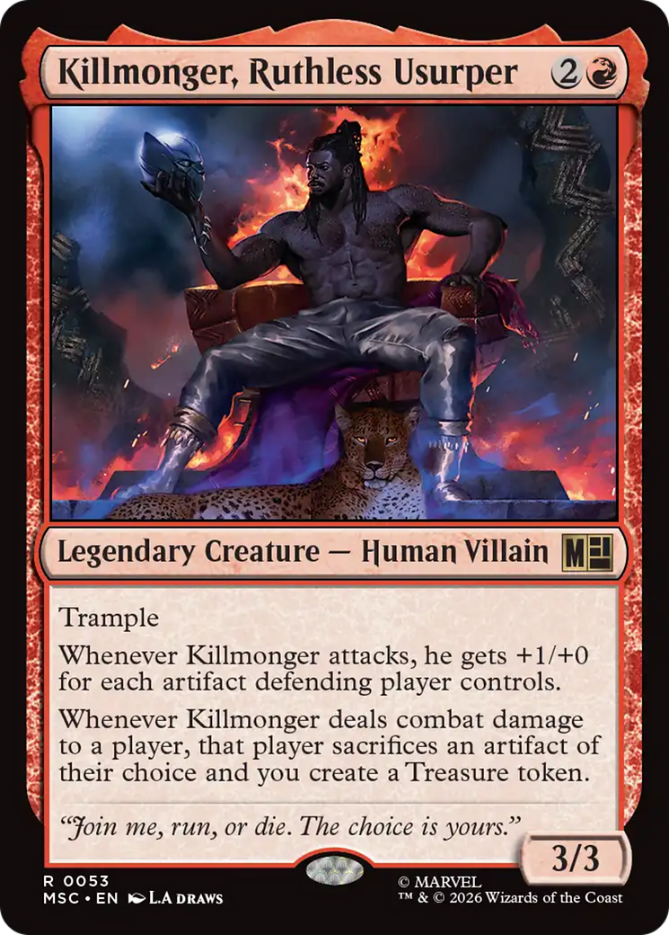 Killmonger, Ruthless Usurper (Surge Foil) [Marvel Super Heroes Commander] - The Mythic Store | 24h Order Processing