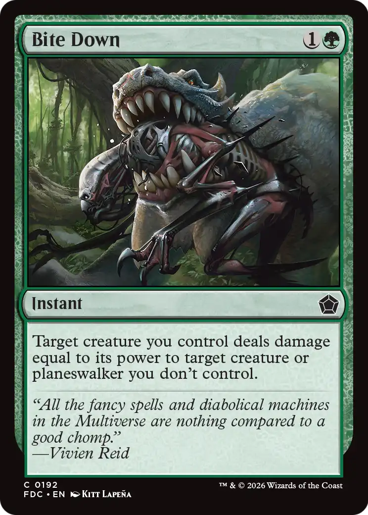 Bite Down [Foundations Commander] - The Mythic Store | 24h Order Processing