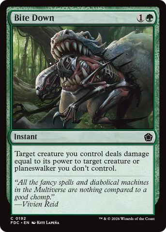 Bite Down [Foundations Commander] - The Mythic Store | 24h Order Processing