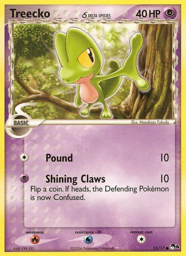 Treecko (15/17) (Delta Species) [POP Series 4] - The Mythic Store | 24h Order Processing