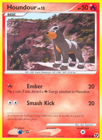 Houndour (69/106) [Diamond & Pearl: Great Encounters] - The Mythic Store | 24h Order Processing